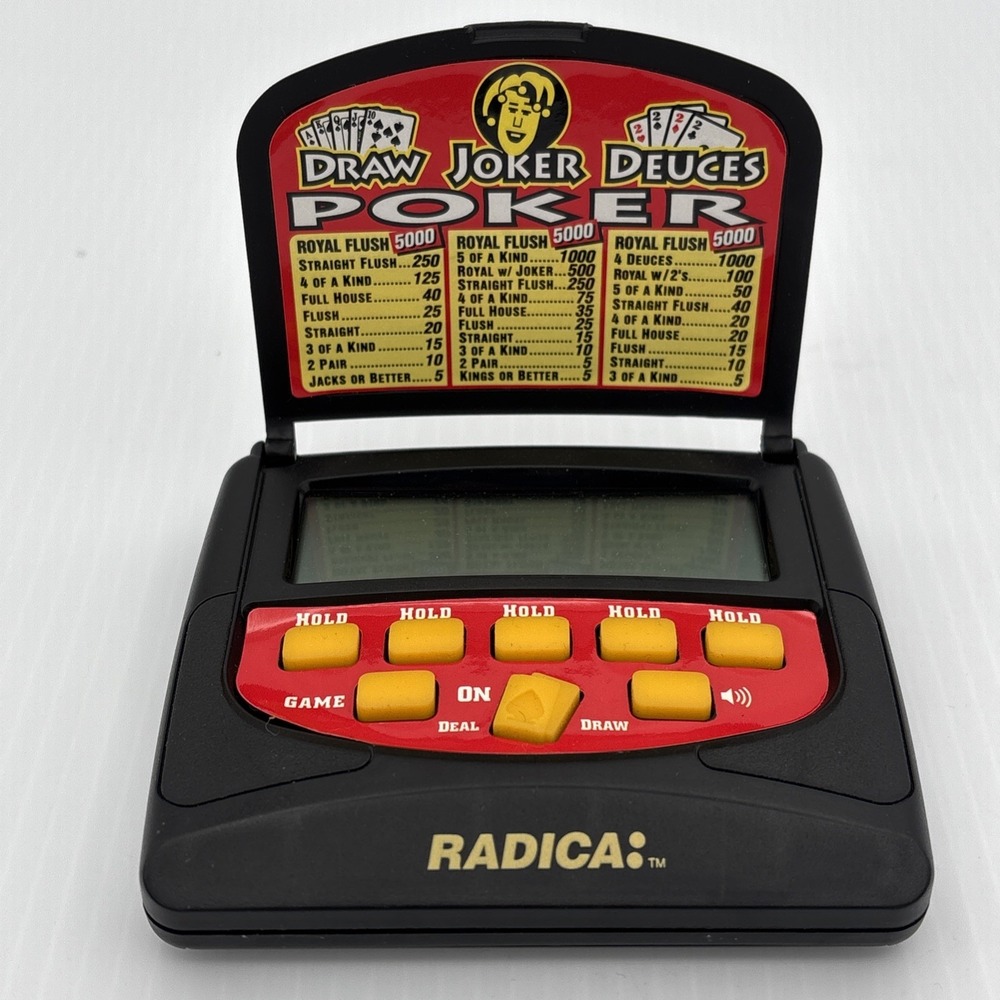 Vintage Radica Poker 5000 Model 2119